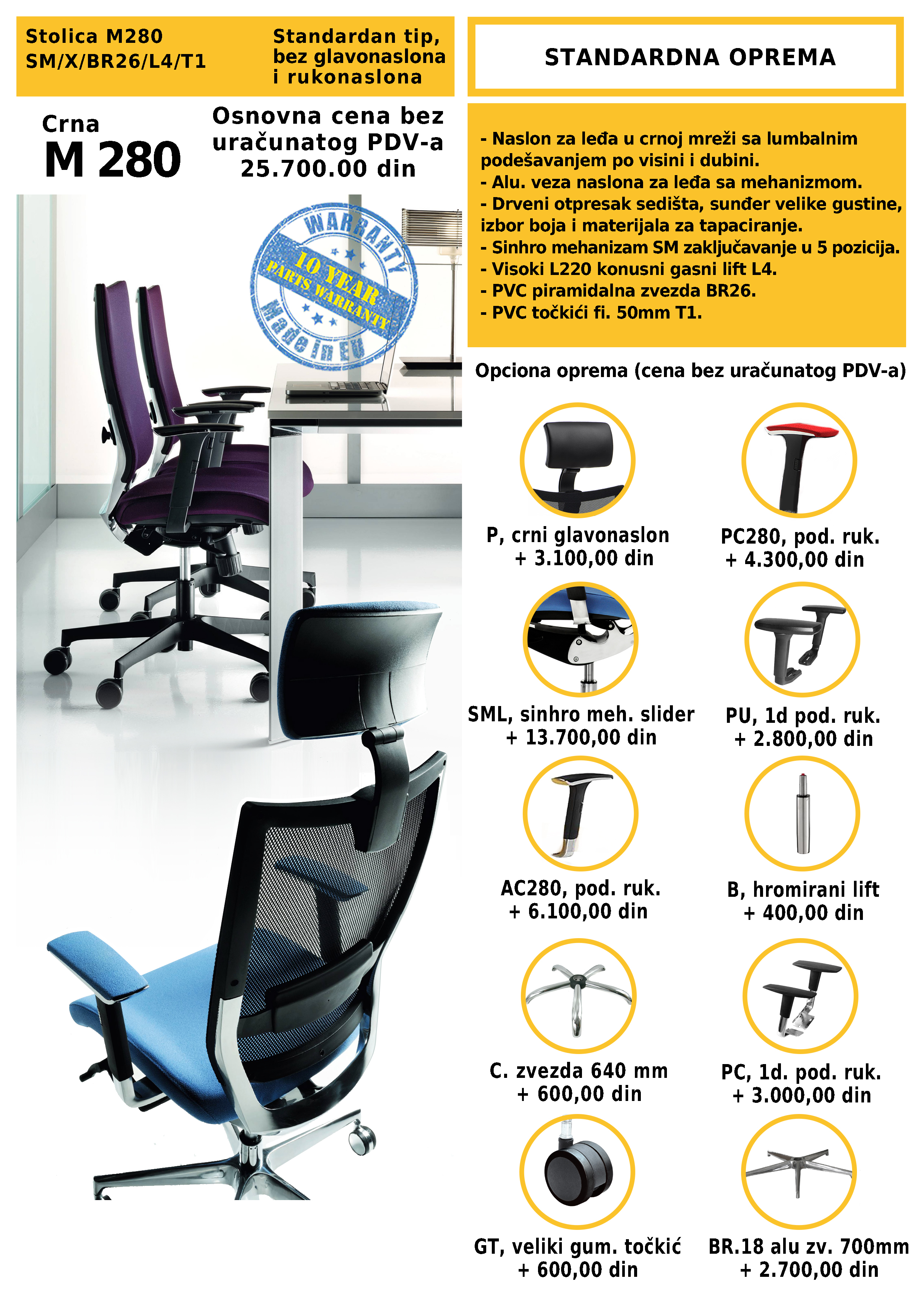 ergonomske stolice prodaja Modrulj