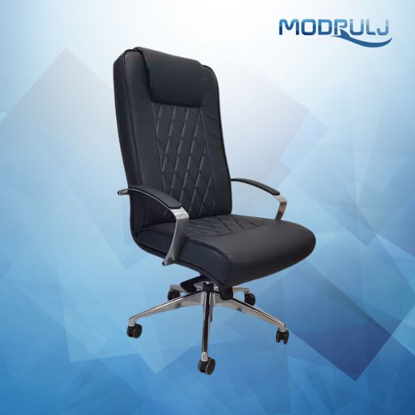 Radna fotelja M 372E lux, prirodna koža