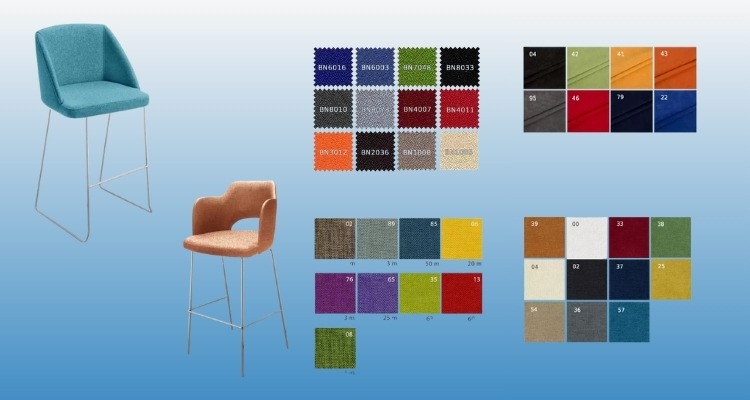 Širok izbor materijala za tapaciranje