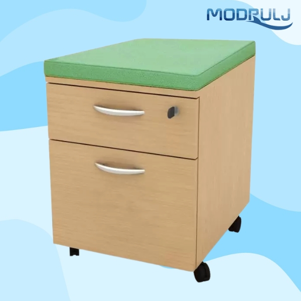 Kancelarijska komoda - kaseta sa 1+1 fiokom pokretna
