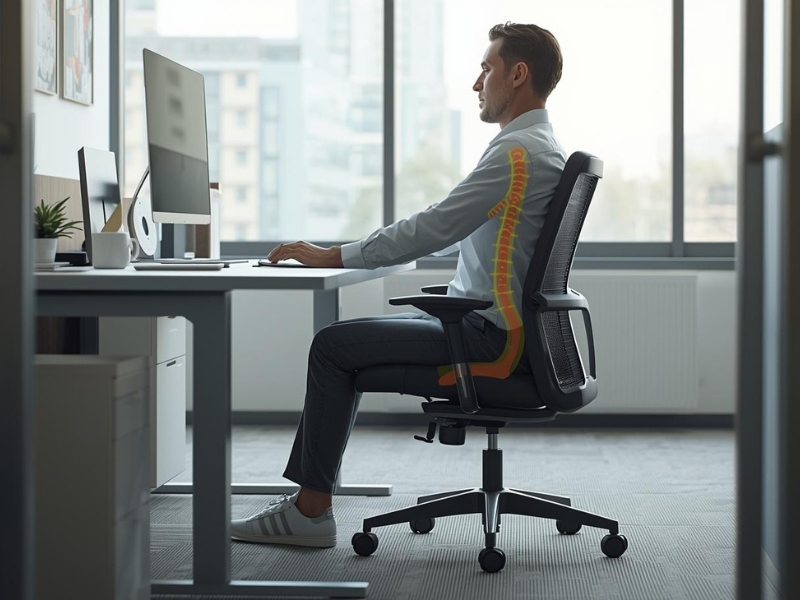 Najbolje radne stolice sa ergonomskim naslonom omogućavaju pravilan položaj tela tokom sedenja za radnim stolom u kancelariji