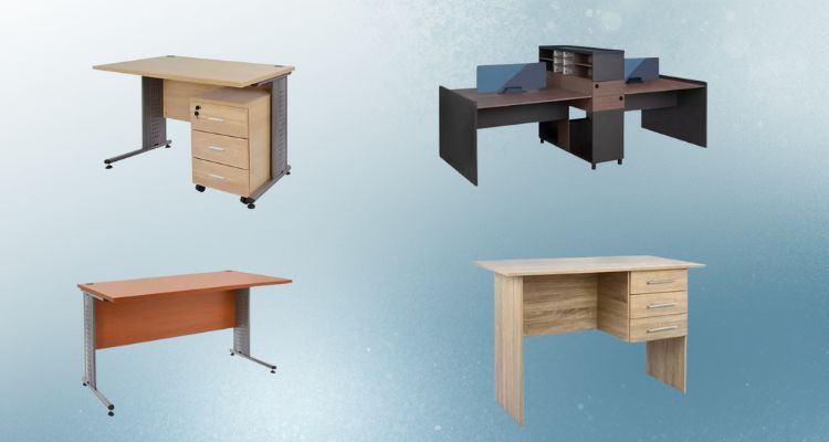 Različiti modeli kancelarijskih stolova, ravni, ugaoni i kabinetski, prilagođeni različitim načinima rada i organizacije prostora