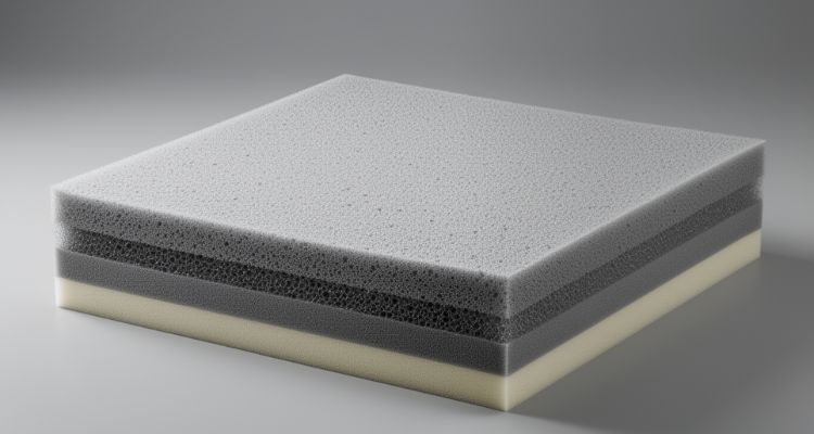 Sunđer veće gustine, krupno na sivoj pozadini